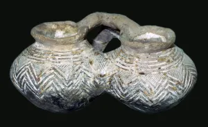 Cremation Prints: Twin beaker from Malta. 21st century BC