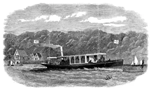 Edwin Weedon Prints: The twin-screw steam-launch Ladybird, 1871. Creator: Unknown