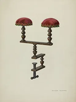 Twin Sewing Bird, 1940. Creator: Oscar Bluhme