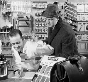 Signing Gallery: Twist your arm for an order, 1967. Artist: Michael Walters