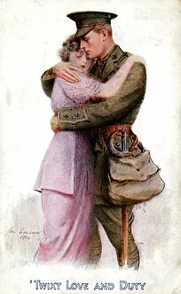 Embracing Gallery: Twixt Love and Duty, 1914