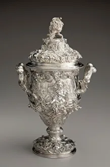 Shells Prints: Two-Handled Cup, c1726. Creator: Paul de Lamerie