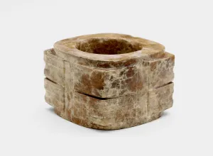 Two-tier tube (cong ?) with masks, Late Neolithic period, ca. 3300-2250 BCE