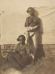 Ernest Gallery: [Two Women], 1852. Creator: Ernest Benecke