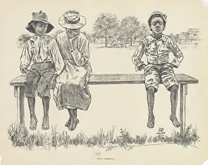 Jean Blackwell Hutson Division Prints: Two's company, 1899. Creator: Jay Campbell Phillips