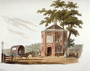 Tyburn Prints: Tyburn turnpike, London, 1812. Artist: William Pickett