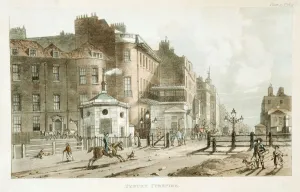 Toll Gate Prints: Tyburn Turnpike, Paddington, London, 1813