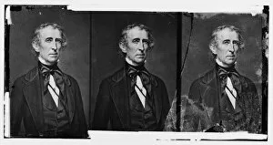 Cravat Gallery: Tyler, Pres. John, ca. 1860-1865. Creator: Unknown