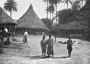 Guinea Africa Prints: Un type de village negre: Kindia; L'Ouest Africain, 1914. Creator: Unknown