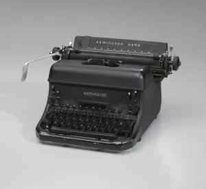 Franklin Prints: Typewriter used by B. C. Franklin, Mar 1947. Creator: Remington Rand