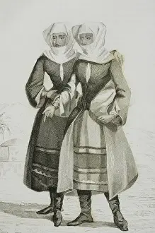Francois Prints: Typical Armenian mountain women's costume