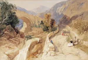 Cascade Prints: In the Tyrol, 1846. Creator: James Baker Pyne