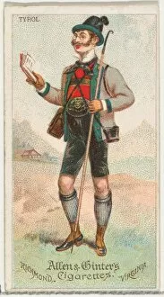 Tyrolean Gallery: Tyrol, from Worlds Dudes series (N31) for Allen & Ginter Cigarettes, 1888