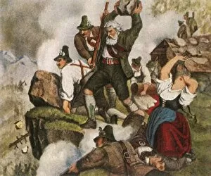 Tyrol Gallery: The Tyrolean struggle for freedom, 1809, (1936). Creator: Unknown