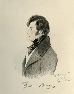 Alfred Grimaud Prints: Tyrone Power, 1839. Creator: Richard James Lane