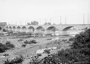 Rail Road Prints: U. and M.V. [Utica & Mohawk Valley] railway bridge