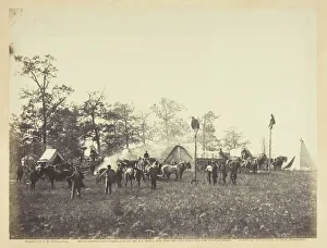 Tim Osullivan Prints: U. S. Military Telegraph Construction Corps, April 1864. Creator: Alexander Gardner