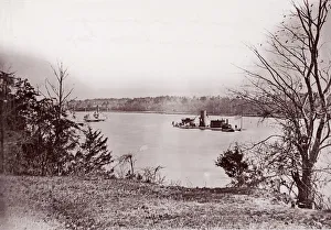 U. S. Monitor Onondaga, James River, 1861-65. Creator: Unknown