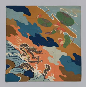 Uchishiki (Altar Cloth), Japan, Edo period (1615-1868), 1700 / 50. Creator: Unknown
