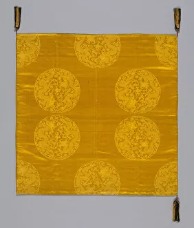 Damask Prints: Uchishiki (Altar Cloth), Japan, Meiji period (1868-1912), 1870 / 90. Creator: Unknown