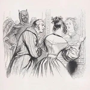 Images Dated 17th August 2021: Ugliness and Beauty from The Complete Works of Beranger, 1836