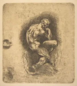 Jules Carpeaux Prints: Ugolino, 1860. Creator: Jean-Baptiste Carpeaux