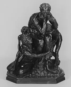 Aligheri Dante Prints: Ugolino and his Children, 1863 / 65. Creator: Jean-Baptiste Carpeaux