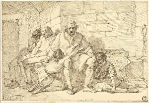 Starving Prints: Ugolino and His Sons in Prison, n.d. Creator: Carlo Arienti