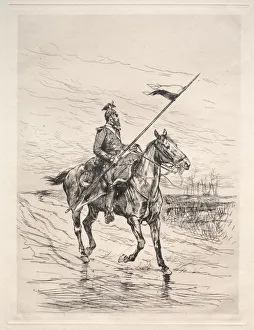 An Uhlan. Creator: Edouard Detaille (French, 1848-1912)