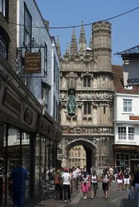 Sunny Collection: UK, Canterbury, Cathedral views, 2009. Creator: Ethel Davies