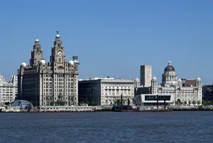 Heritage Prints: UK, Liverpool, Skyline, 2009. Creator: Ethel Davies