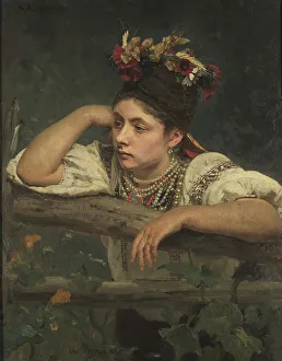 Ukrainian woman, 1875. Creator: Repin, Ilya Yefimovich (1844-1930)