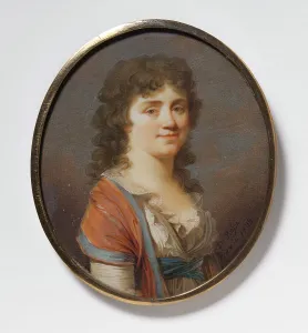 Bossi Giovanni Domenico Prints: Ulrica Scharp (1743-1839), born Liedman, 1798. Creator: Giovanni Domenico Bossi