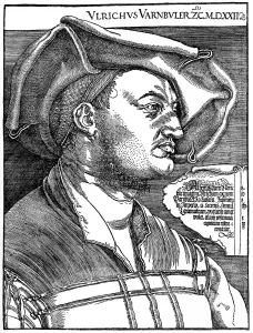 Unshaven Prints: Ulrich Varnbuler, 1522, (1936). Artist: Albrecht Durer