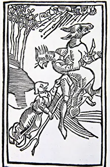 Ulrico Molitor Grabado De Su Obra tratado De Las Mujeres Maleficas