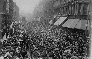 Belfast Northern Ireland Prints: Ulster Volunteers, Belfast, 8 Apr 1916. Creator: Bain News Service