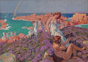 Odyssey Prints: Ulysses with Calypso, 1905. Creator: Maurice Denis