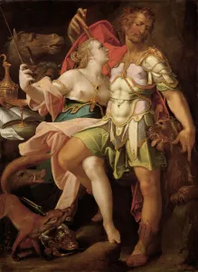Ulysses and Circe, ca 1580-1585. Artist: Spranger, Bartholomeus (1546-1611) Ulysses and Circe, ca 1580-1585. Artist: Spranger, Bartholomeus (1546-1611)
