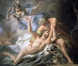 Myth Collection: Ulysses Lands on the Isle of Calypso, 1737. Artist: Pierre Charles Tremolieres