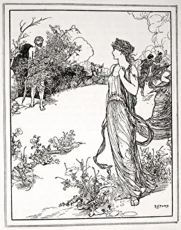 Lang Prints: How Ulysses met Nausicaa, 1926. Artist: Henry Justice Ford