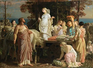 Ulysses and Nausicaa, c. 1853. Creator: Gleyre, Charles (1808-1874)