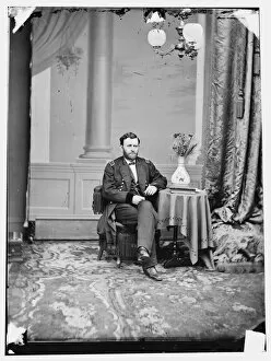 President Collection: Ulysses S. Grant, between 1860 and 1875. Creator: Unknown