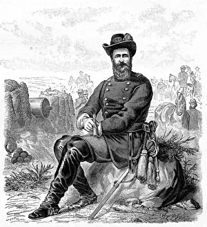 Ulysses Simpson Prints: Ulyssess Grant, 19th century American soldier and statesman, (1900)