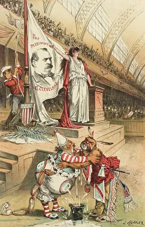 Cleveland Grover Prints: Um dieses Banner düfen die Unabhängigen sich scharen