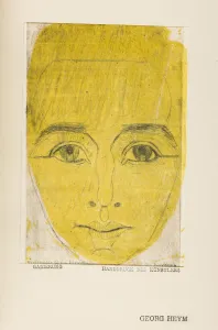 Kirchner Prints: Umbra Vitae (Portrait of Georg Heym), c. 1920