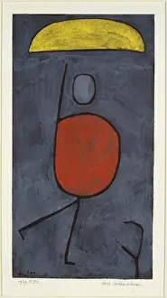 Hope Prints: With an umbrella, 1939. Creator: Paul Klee