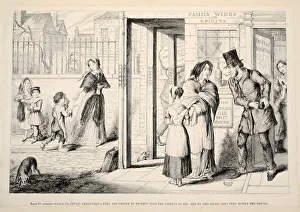 George Cruikshank 1792 1878 Prints: Unable to obtain employment, they are driven by poverty into the streets to beg