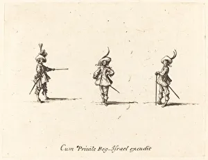 Unarmed Drill, 1634 / 1635. Creator: Jacques Callot
