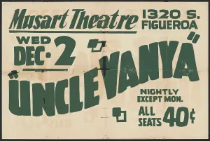 Chekhov Anton Prints: Uncle Vanya, Los Angeles, [193-]. Creator: Unknown
