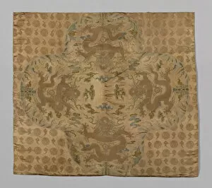 Brocaded Silk Gallery: Uncut Yardage (Dress Fabric), China, Kangxi period, Qing dynasty (1644-1911), 1700 / 25
